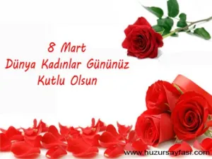 Dünya Kadınlar Gününü kutlarız