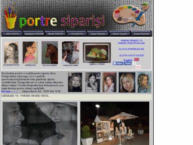 Kara Kalem ve Renkli PORTRE